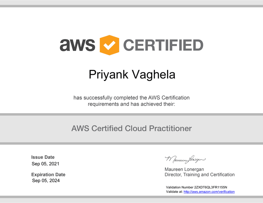 AWS Certified Cloud Practitioner