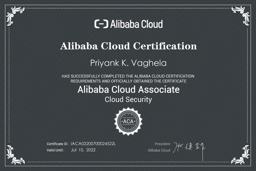 Alibaba Cloud - Cloud Security